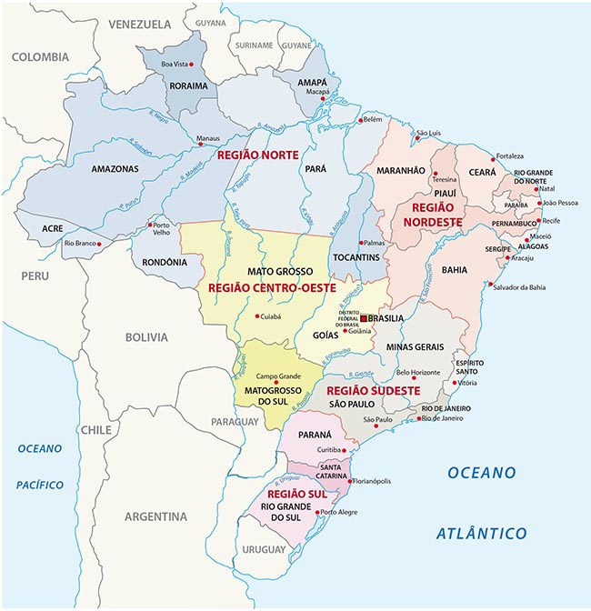 O Brasil e sua divisão regional - parte 1 